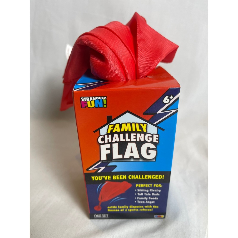 RMS International Family Challenge Flag Red Sports Referee Novelty Game
